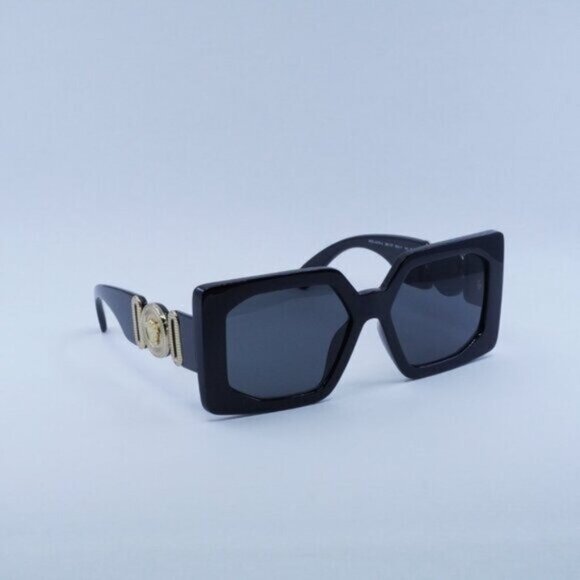 Versace VE4478U GB1/87 Sunglasses Square Black Frame, Dark Grey Lenses main image 6